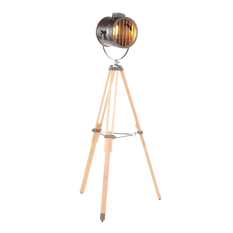Ahoy - Industrial Floor Lamp - Natural / Antique - Furniture Home Direct