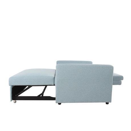 Sleeper Pull Out Loveseat Couch With Adjustable Backrest - Furniture Home Direct