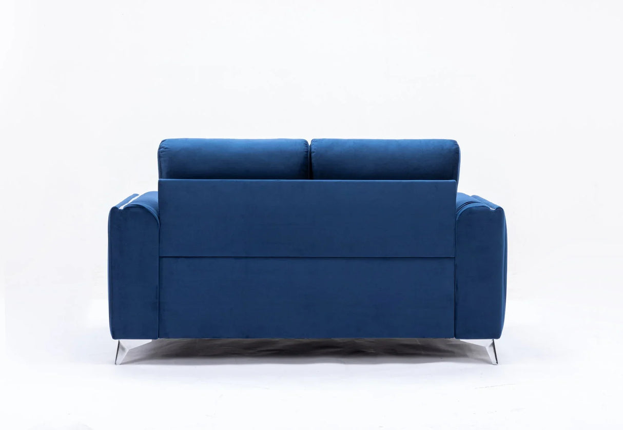 Wenona - Velvet Loveseat - Furniture Home Direct
