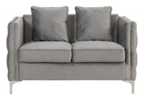 Bayberry - Velvet Loveseat With 2 Pillows - Furniture Home Direct