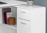 Computer Desk, Home Office, Corner, Storage Drawers, L Shape, Contemporary & Modern - Furniture Home Direct