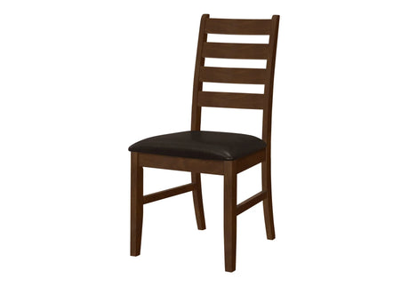 Dining Chair, Dining Room, Side, Upholstered, Transitional (Set of 2) - Brown - Furniture Home Direct