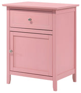 Izzy - 1 Drawer /1 Door Nightstand - Furniture Home Direct
