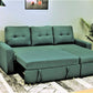 Convertible L Shaped Sectional Sleeper Sofa Bed, Saving Pull Out Couch - Furniture Home Direct