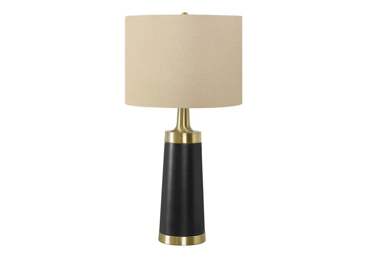 Lighting, Table Lamp, Resin, Contemporary - Black / Cream - Furniture Home Direct