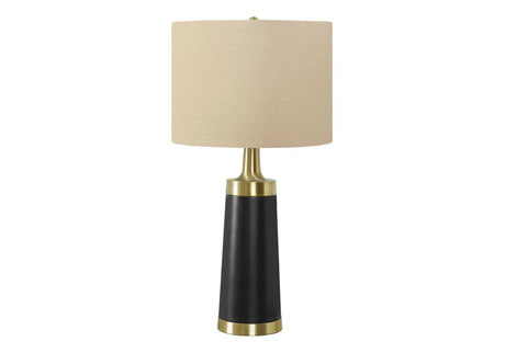 Lighting, Table Lamp, Resin, Contemporary - Black / Cream - Furniture Home Direct