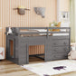 Loft Bed With Cabinet And Shelf - Furniture Home Direct