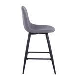 Pebble - Mid Century Casual Comfort Modern Counter Stool (Set of 2) - Furniture Home Direct