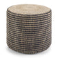 Larissa - Handcrafted Round Braided Pouf - Furniture Home Direct