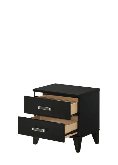 Chelsie - Nightstand - Black - Furniture Home Direct