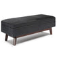 Owen - Upholstered Rectangular Storage Ottoman - Furniture Home Direct