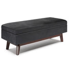 Owen - Upholstered Rectangular Storage Ottoman - Furniture Home Direct
