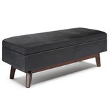 Owen - Upholstered Rectangular Storage Ottoman - Furniture Home Direct