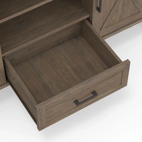 Ela - Medium TV Stand - Smoky Brown - Furniture Home Direct