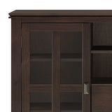 Artisan - Tall TV Media Stand - Dark Chestnut Brown - Furniture Home Direct
