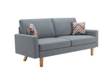 Bahamas - Minimalistic Sofa With 2 Throw Pillows - Furniture Home Direct
