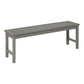 Modern Slat Top Solid Wood Patio Bench - Furniture Home Direct