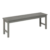 Modern Slat Top Solid Wood Patio Bench - Furniture Home Direct