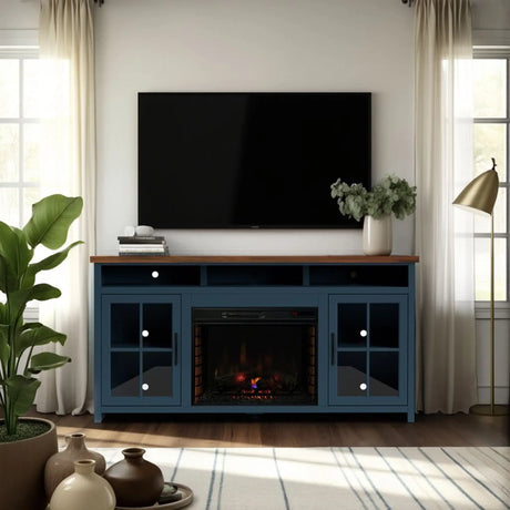 Nantucket - 74" Fireplace TV Stand Console - Furniture Home Direct