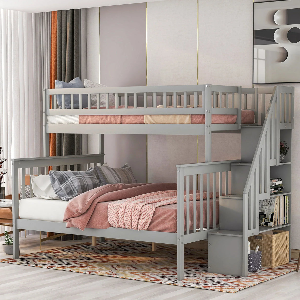Bunk Bed With Staircase - Furniture Home Direct