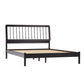 Mid-Century Modern Solid Wood Spindle Bed - Furniture Home Direct