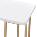 Estie - Writing Desk - White / Gold - Furniture Home Direct