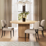 Harriet - Split Back Upholstered Dining Side Chair (Set of 2) - Merino Gray - Furniture Home Direct