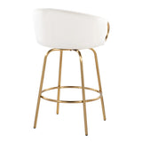 Claire - Contemporary & Glam Counter Stool (Set of 2) - Furniture Home Direct