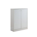 Shoe / Storage Cabinet With Two Doors Five Shelves - Furniture Home Direct