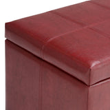 Dover - Upholstered Storage Ottoman Bench - Furniture Home Direct