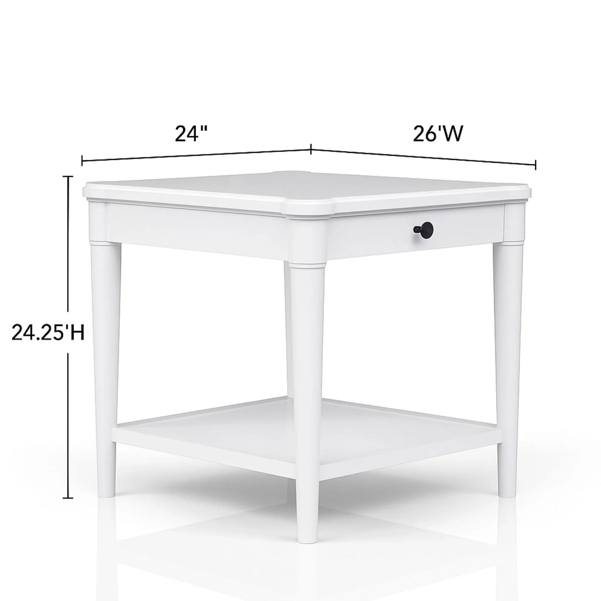 End Table With Storage Drawer - Furniture Home Direct