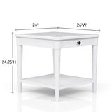 End Table With Storage Drawer - Furniture Home Direct