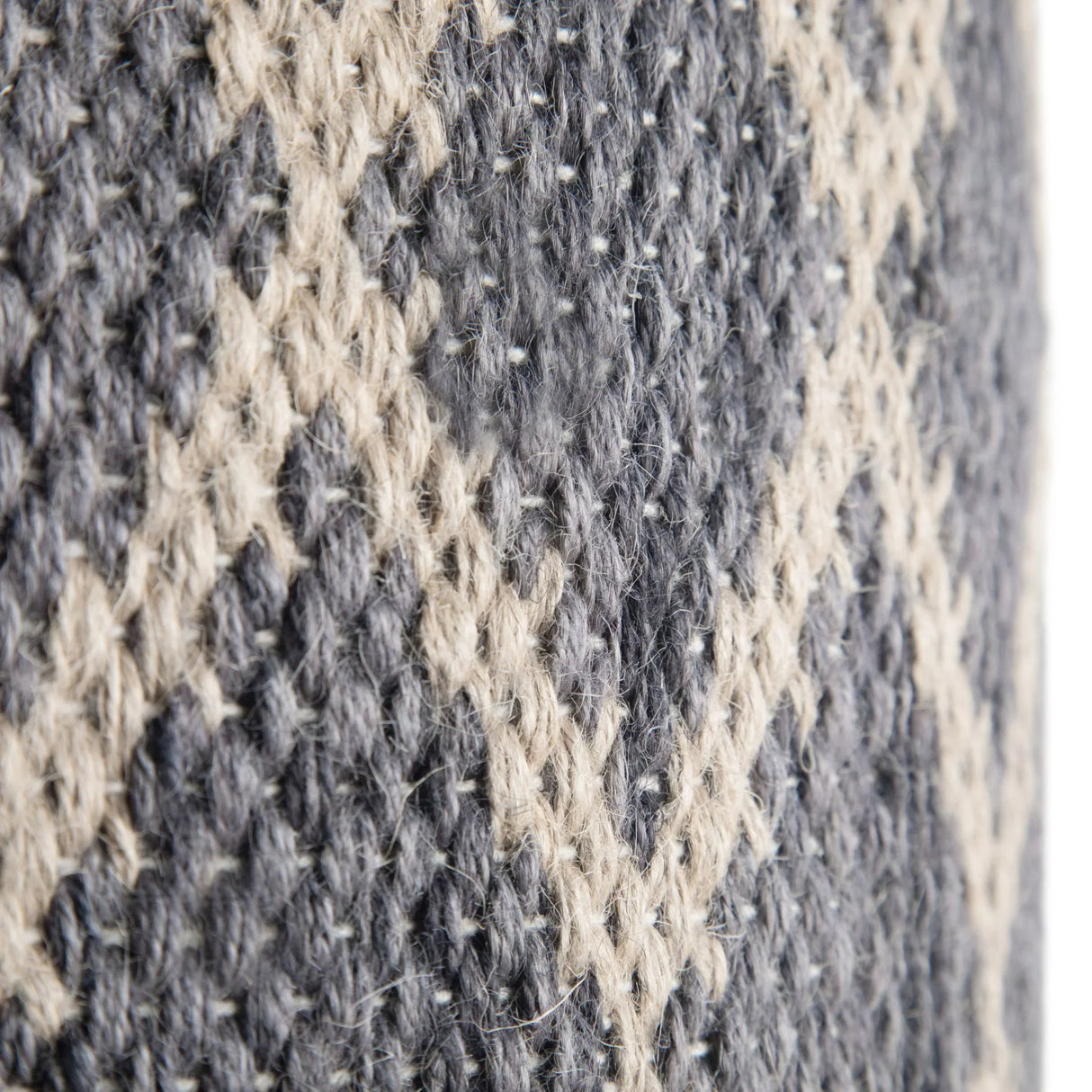 Edgeley - Handcrafted Round Pouf - Furniture Home Direct