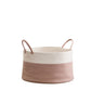 Francis - Cotton Round Laundry And Storage Basket - Furniture Home Direct