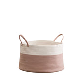 Francis - Cotton Round Laundry And Storage Basket - Furniture Home Direct
