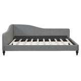 Modern L Shaped Linen Daybed With Legs - Furniture Home Direct