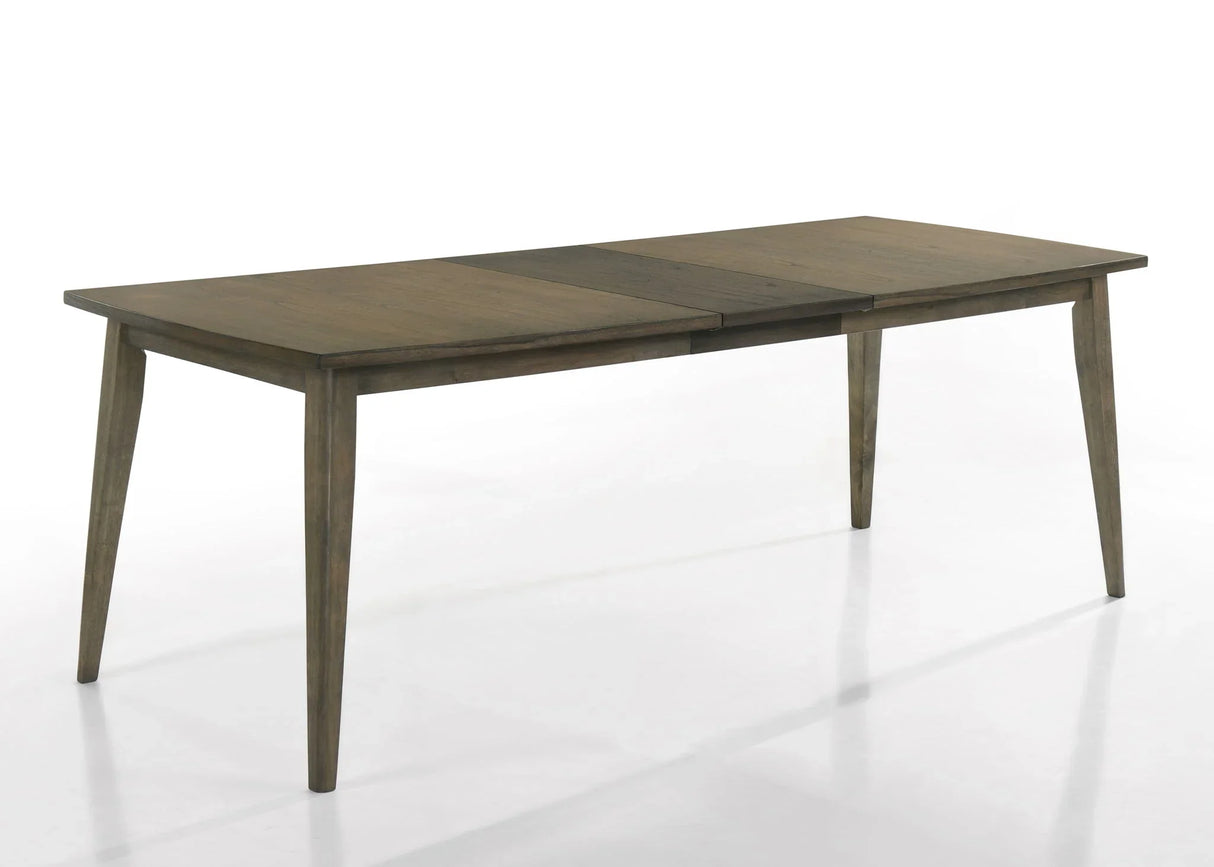 Bistro - Dining Table With Off White Fabric Dining Chairs - Furniture Home Direct