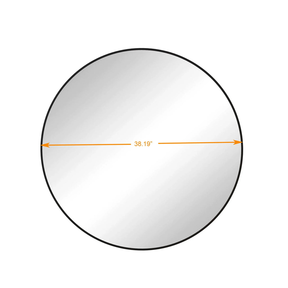 Wall Circular Mirror Metal Framed Mirror Round Vanity Mirror Dressing Mirror, For Bathroom, Living Room, Bedroom Wall Decor - Furniture Home Direct