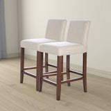 Dorian - Counter Chair (Set of 2) - Beige - Furniture Home Direct