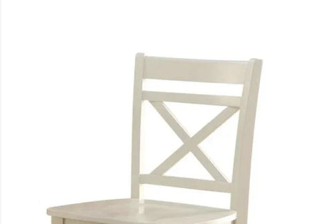 Tartys - Counter Height Chair (Set of 2) - Cream - Furniture Home Direct