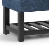 Cosmopolitan - Storage Ottoman Bench With Open Bottom - Furniture Home Direct