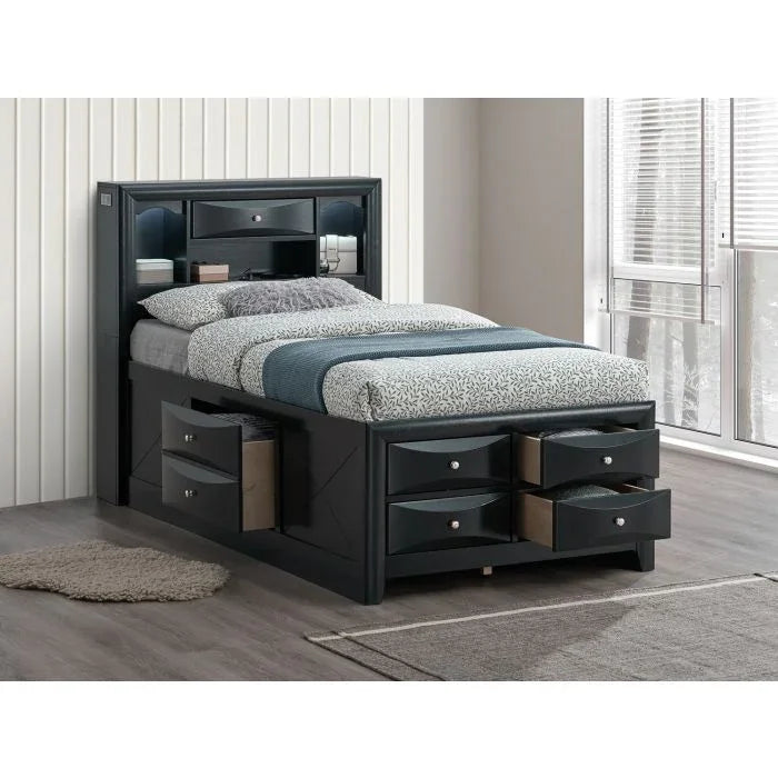 Marilla - Storage Bed With Bookcase Headboard - Furniture Home Direct