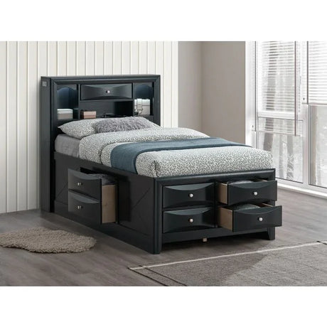 Marilla - Storage Bed With Bookcase Headboard - Furniture Home Direct