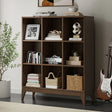 Harper - 9 Cube Storage - Walnut Brown - Furniture Home Direct