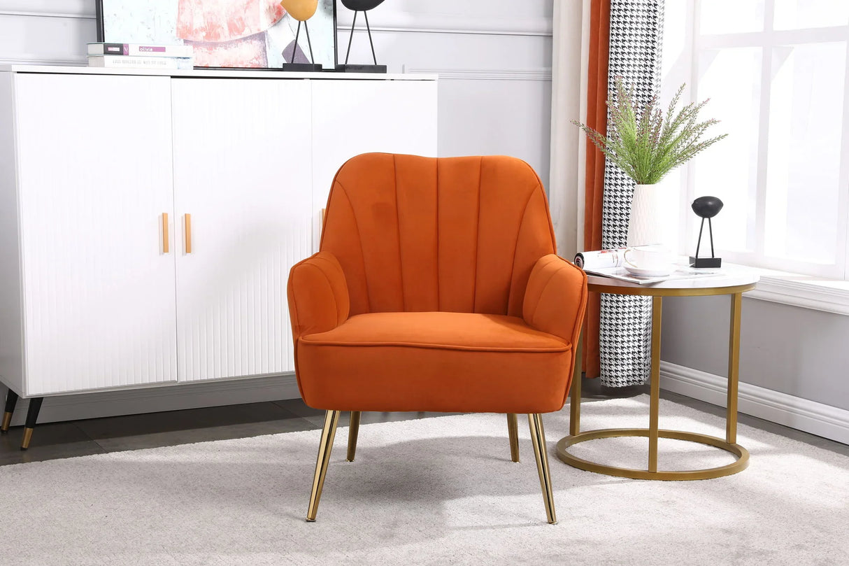 Modern Mid-Century Chair Tufted Sherpa Armchair For Living Room Bedroom Office - Furniture Home Direct