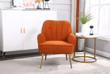 Modern Mid-Century Chair Tufted Sherpa Armchair For Living Room Bedroom Office - Furniture Home Direct