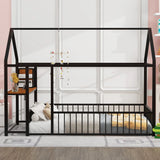 House Frame With Desk, Shelves, Power Outlets And USB Ports - Furniture Home Direct