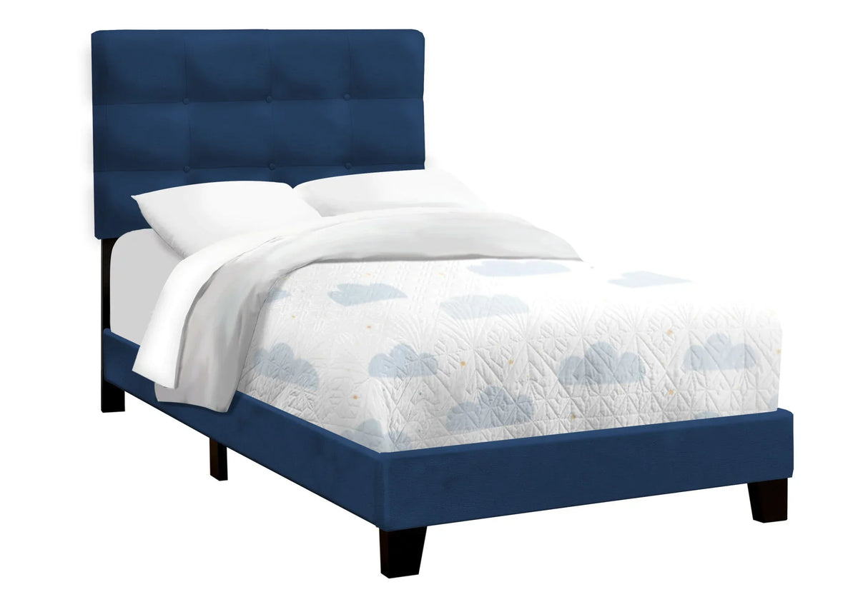 Bed, Upholstered, Frame Only, Transitional - Furniture Home Direct