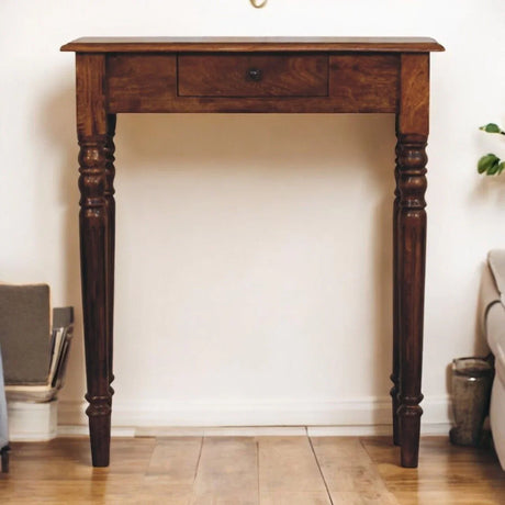 Turned Legs Drawer Console Table - Furniture Home Direct