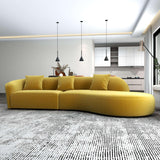 Elijah - Japandi Style Curvy Sectional Sofa - Furniture Home Direct